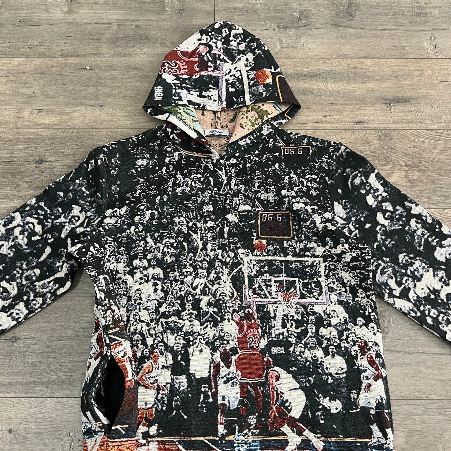 LAST SHOT TAPESTRY HOODIE - RDMCLOTHINGART