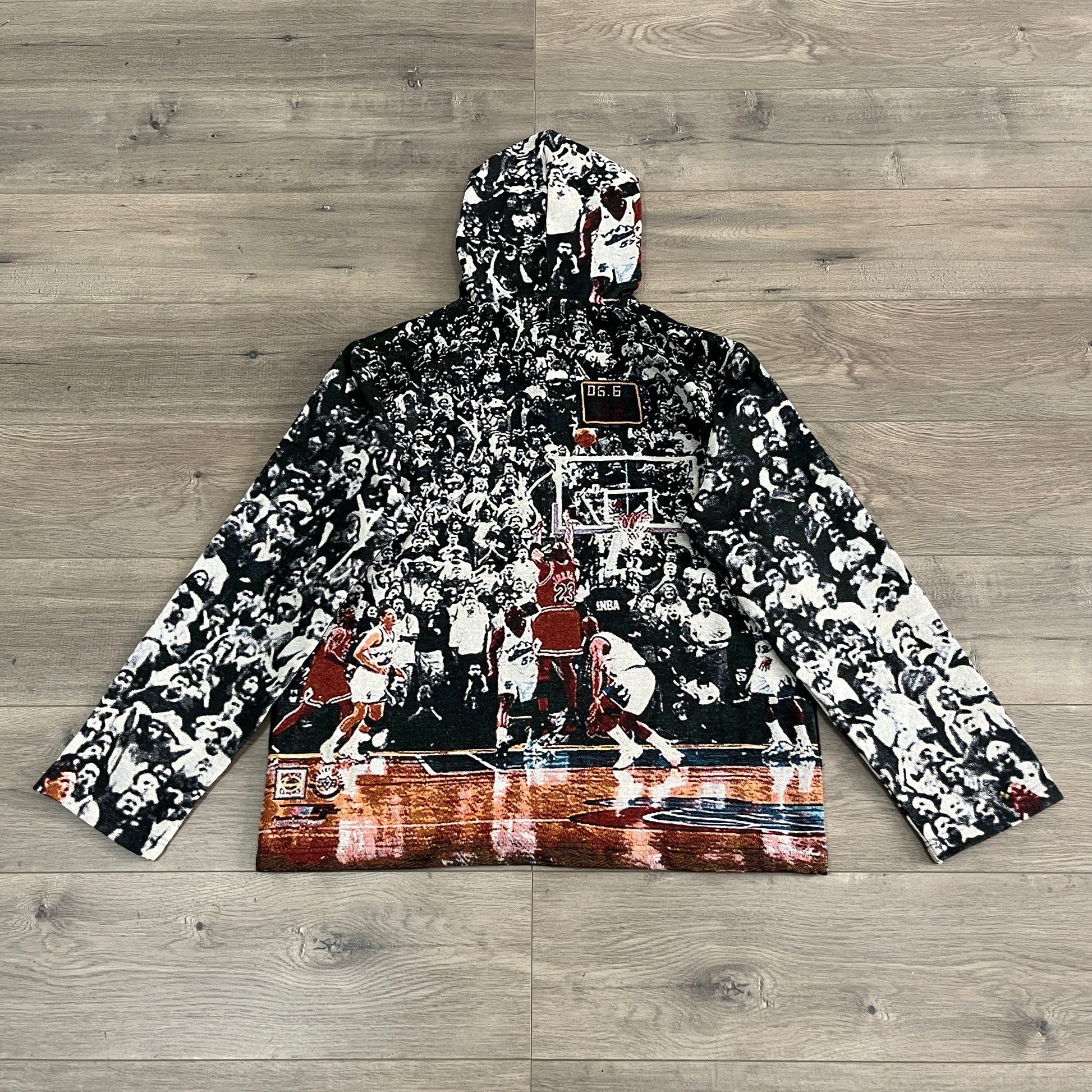 LAST SHOT TAPESTRY HOODIE - RDMCLOTHINGART