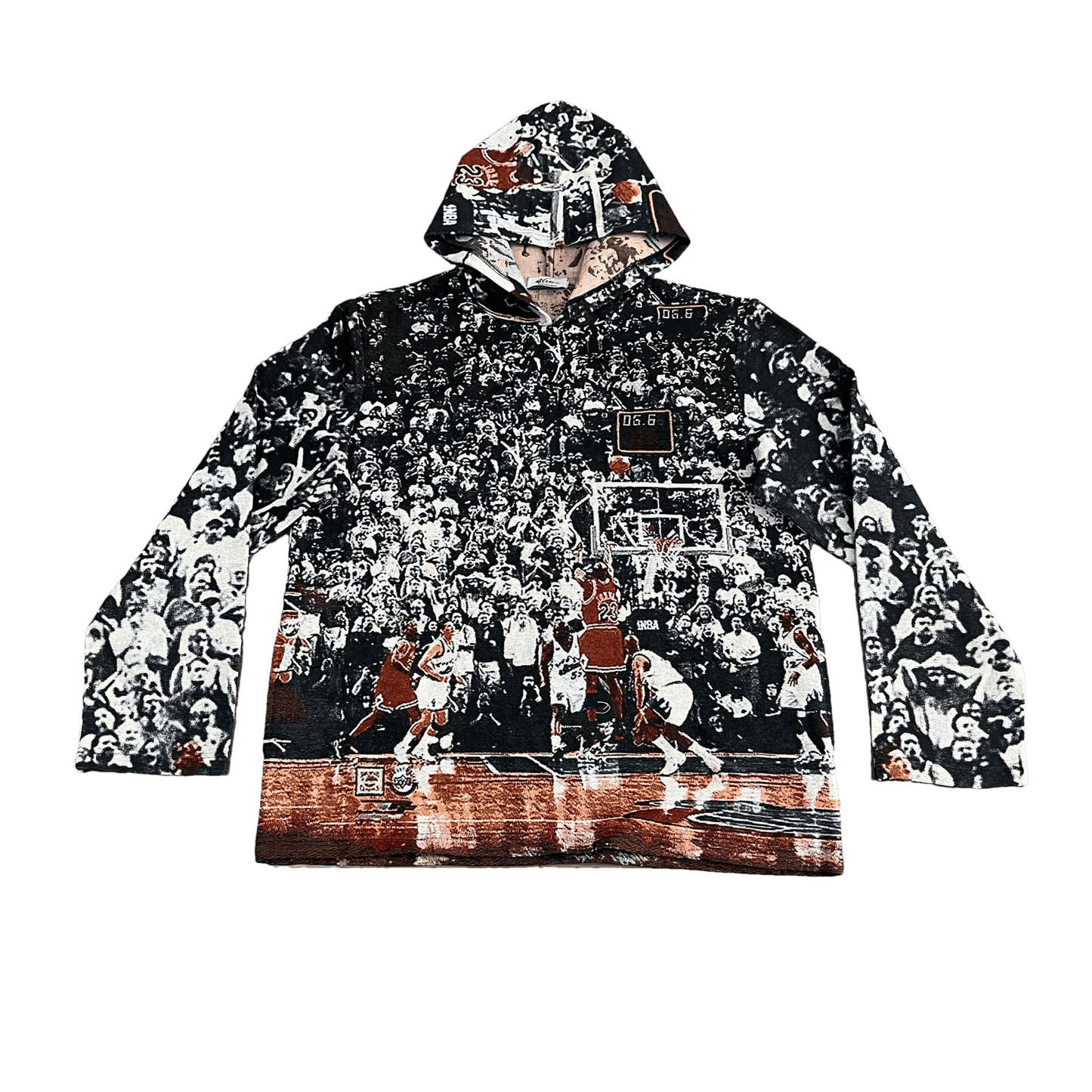 LAST SHOT TAPESTRY HOODIE - RDMCLOTHINGART