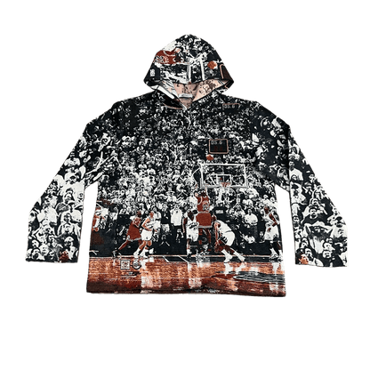 LAST SHOT TAPESTRY HOODIE - RDMCLOTHINGART