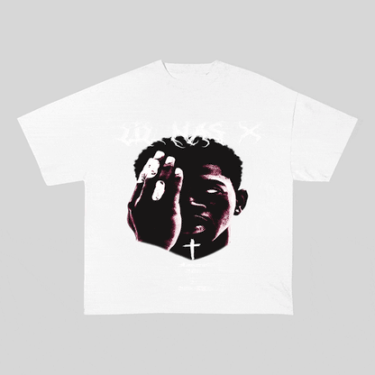 RDMCLOTHINGART tapestry hoodie LIL NAS X HEAVY WEIGHT COTTON TEE-8884