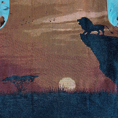 RDMCLOTHINGART tapestry hoodie LION KING TAPESTRY JACKET