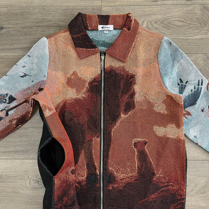 RDMCLOTHINGART tapestry hoodie LION KING TAPESTRY JACKET