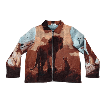 RDMCLOTHINGART tapestry hoodie LION KING TAPESTRY JACKET