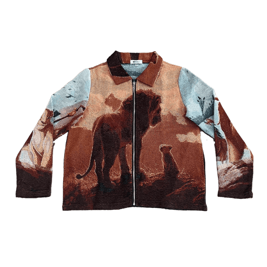RDMCLOTHINGART tapestry hoodie LION KING TAPESTRY JACKET