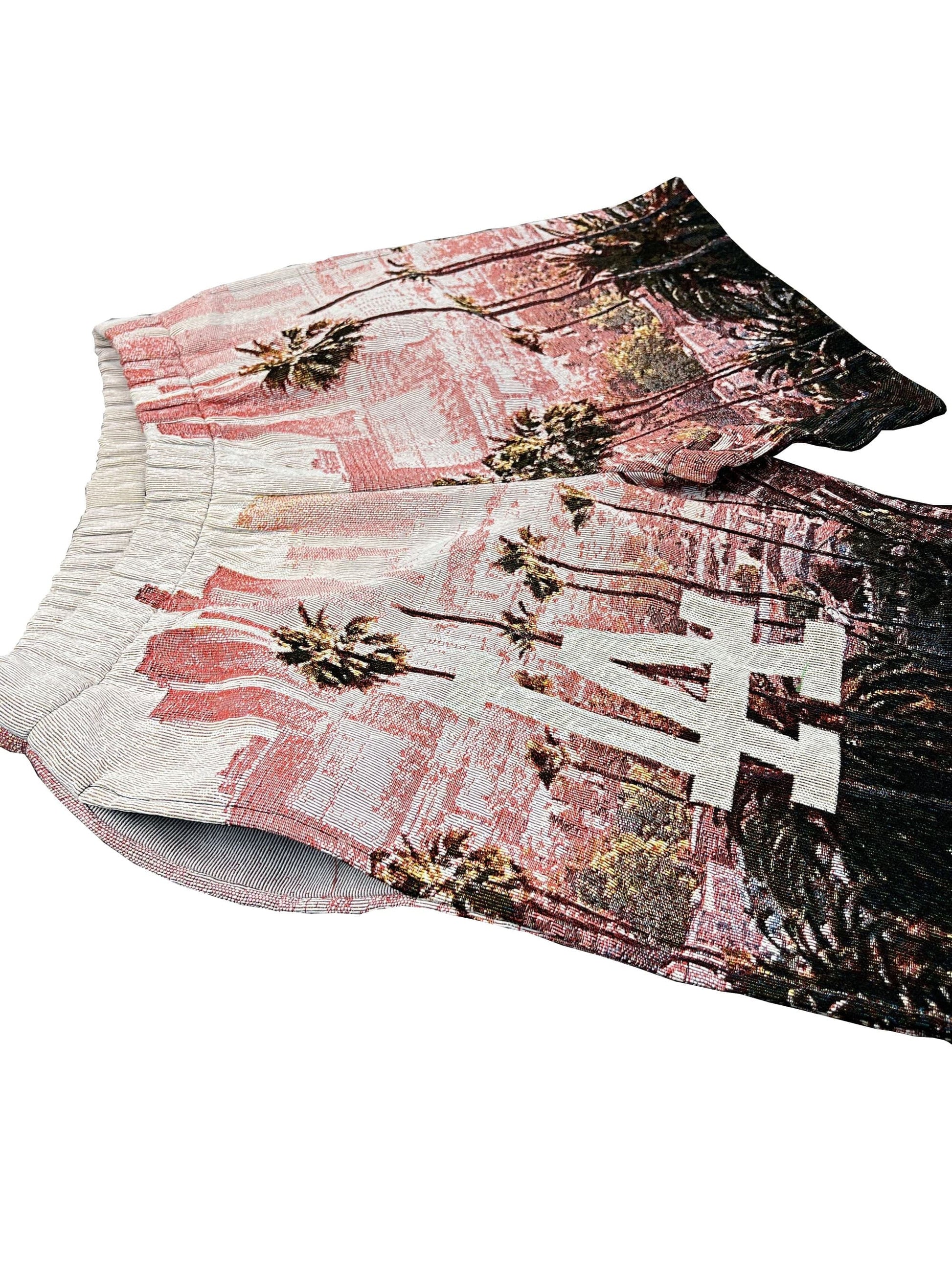 LOS ANGELES TAPESTRY SHORTS - RDMCLOTHINGART