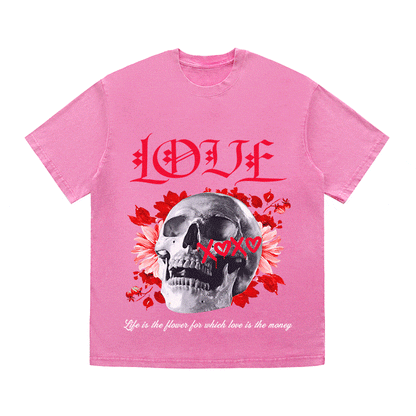 RDMCLOTHINGART tapestry hoodie LOVE HEAVY WEIGHT COTTON TEE-9044