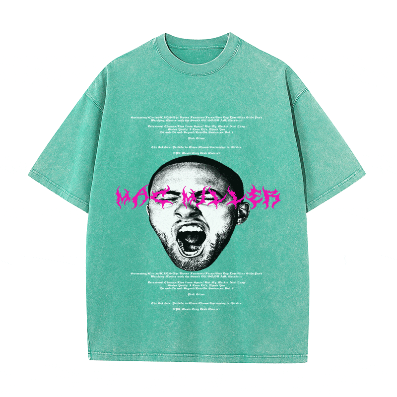 RDMCLOTHINGART tapestry hoodie MAC MILLER HEAVY WEIGHT COTTON TEE-8885