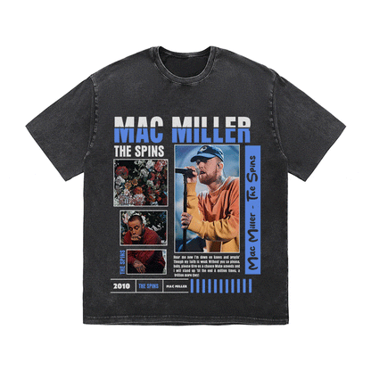 RDMCLOTHINGART tapestry hoodie MAC MILLER HEAVY WEIGHT COTTON TEE-9007
