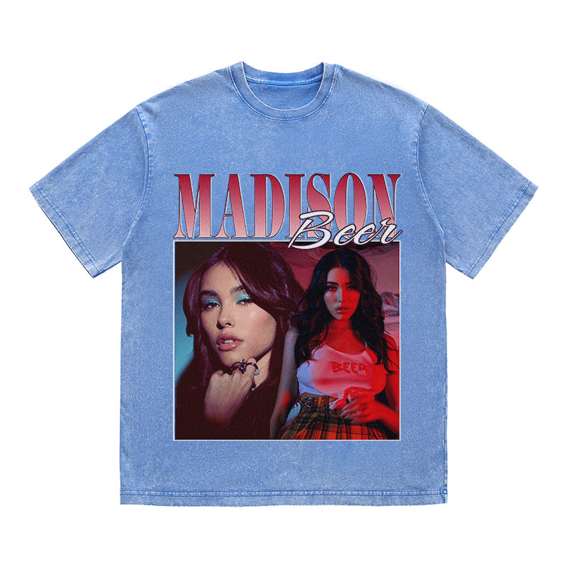 RDMCLOTHINGART tapestry hoodie MADISON BEER HEAVY WEIGHT COTTON TEE-8848