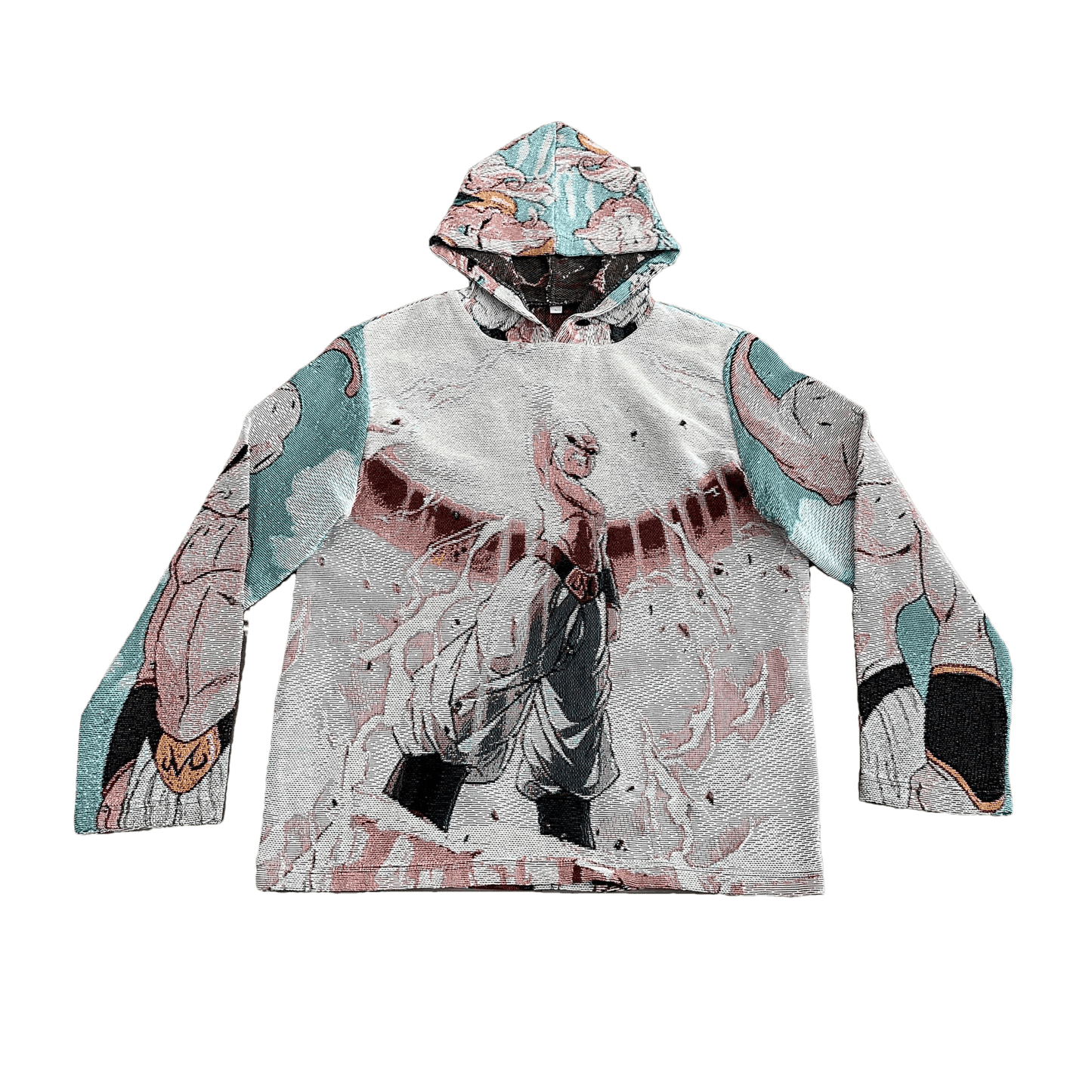 MAJIN BUU TAPESTRY HOODIE - RDMCLOTHINGART