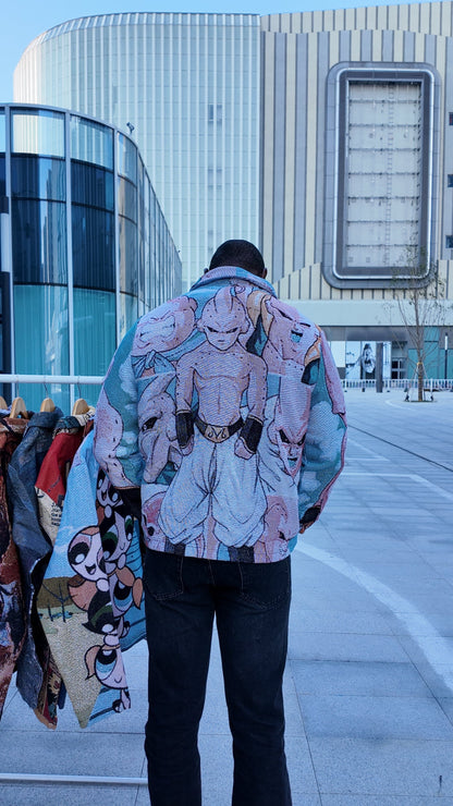 MAJIN BUU TAPESTRY JACKET - RDMCLOTHINGART