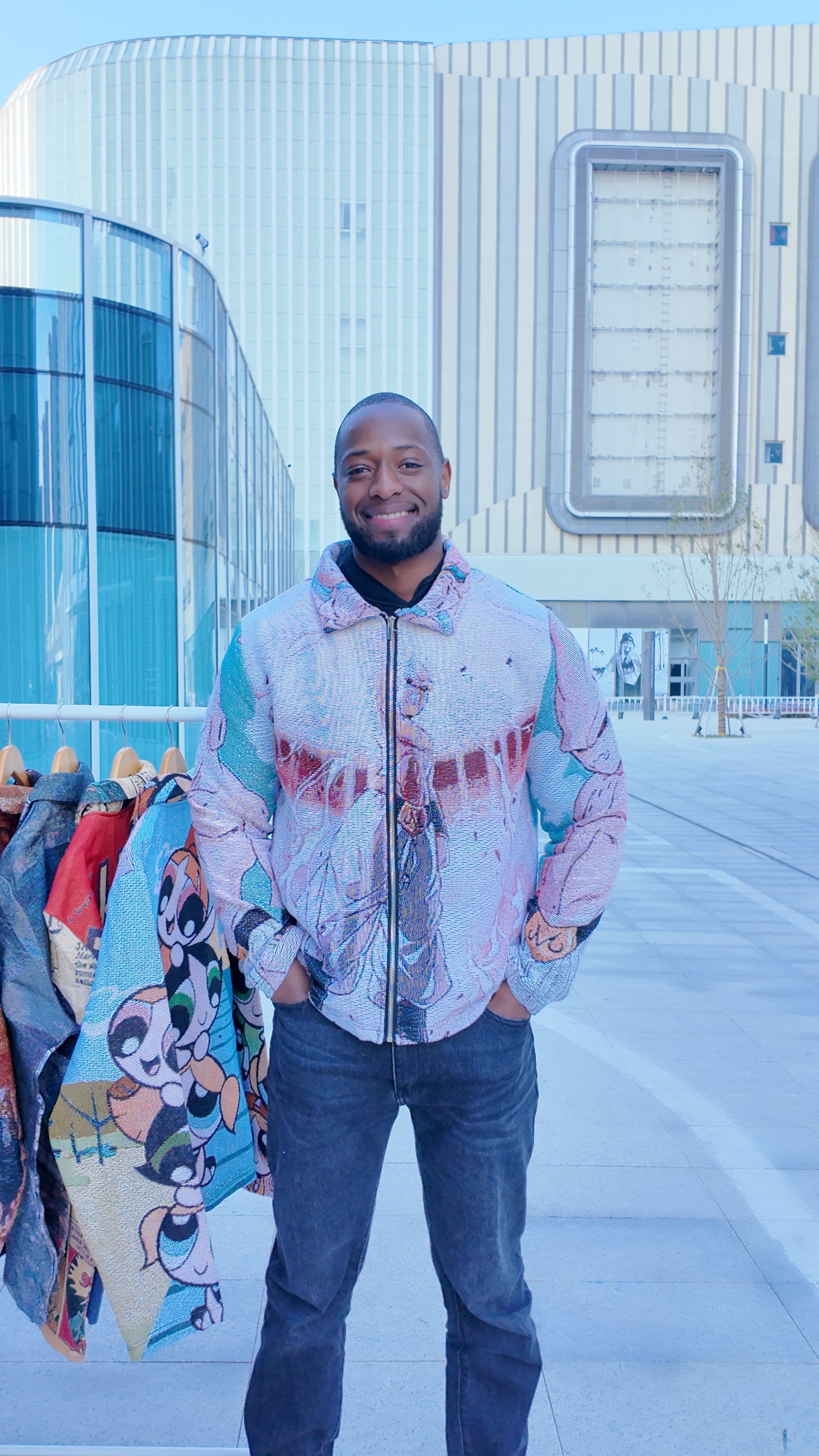 MAJIN BUU TAPESTRY JACKET - RDMCLOTHINGART