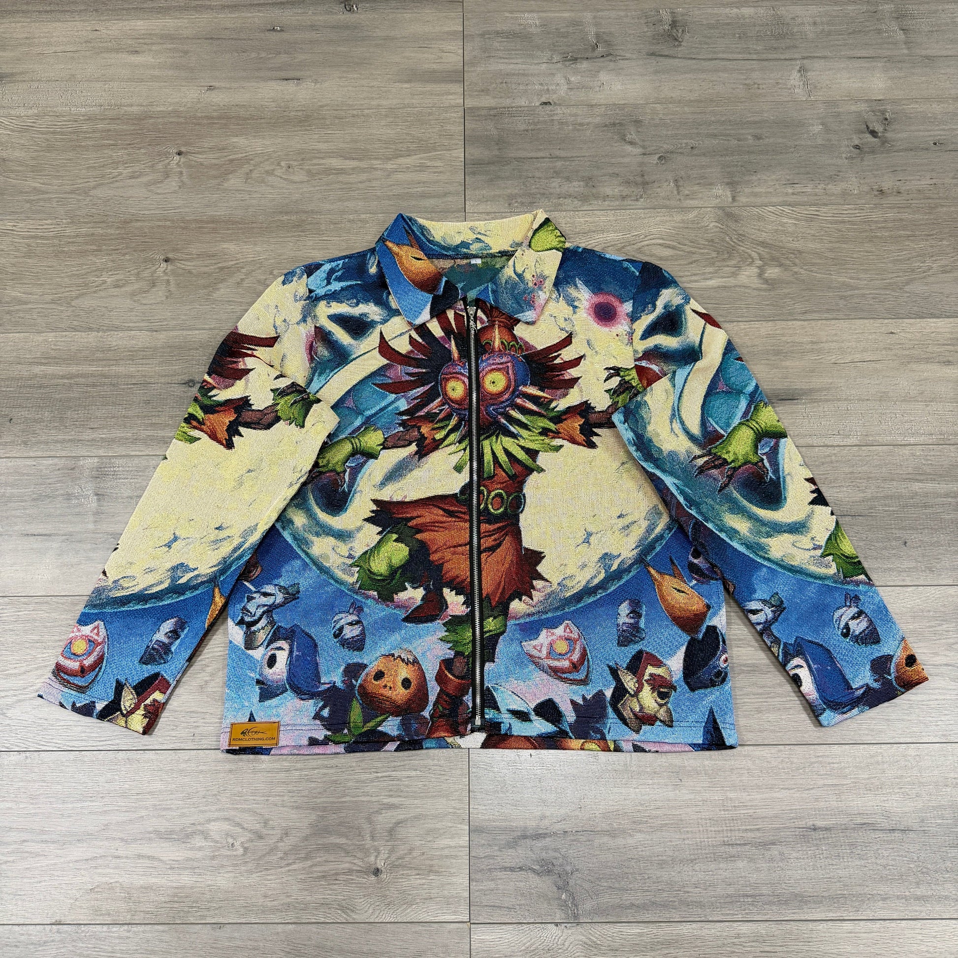 RDMCLOTHINGART tapestry hoodie MAJORA MASK TAPESTRY JACKET