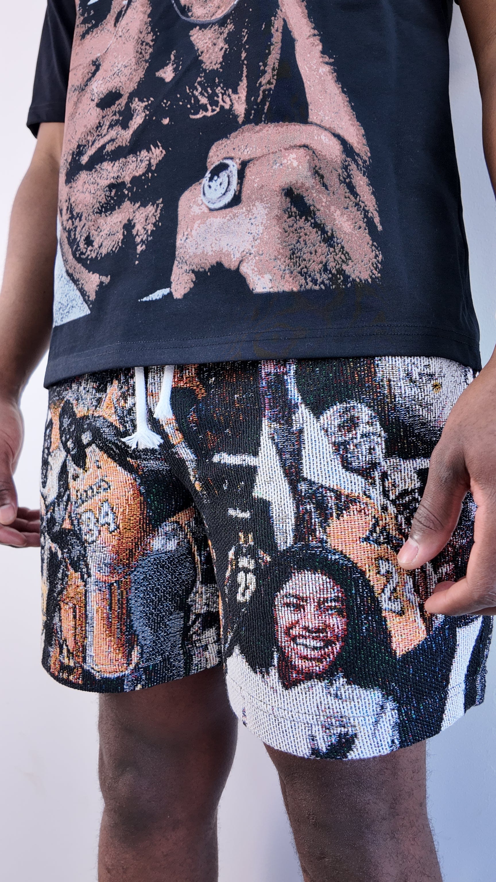 MAMBA FOREVER TAPESTRY SHORTS - RDMCLOTHINGART
