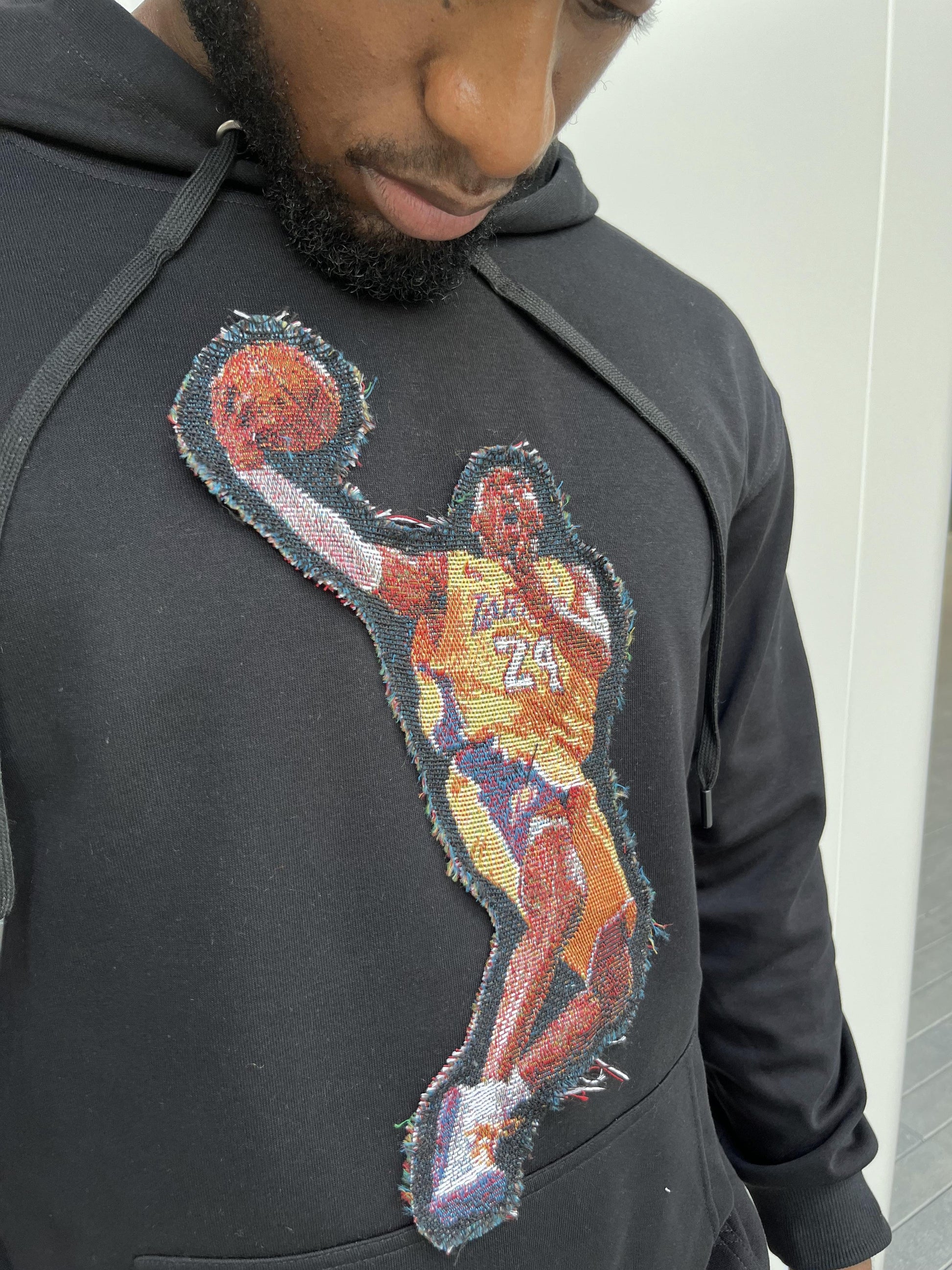 MAMBA TAPESTRY PATCH HOODIE-9035 - RDMCLOTHINGART