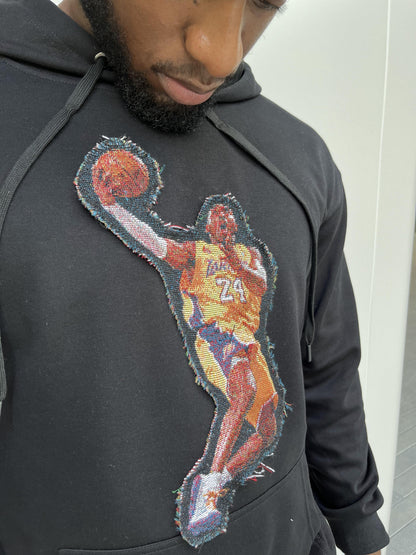 MAMBA TAPESTRY PATCH HOODIE-9035 - RDMCLOTHINGART