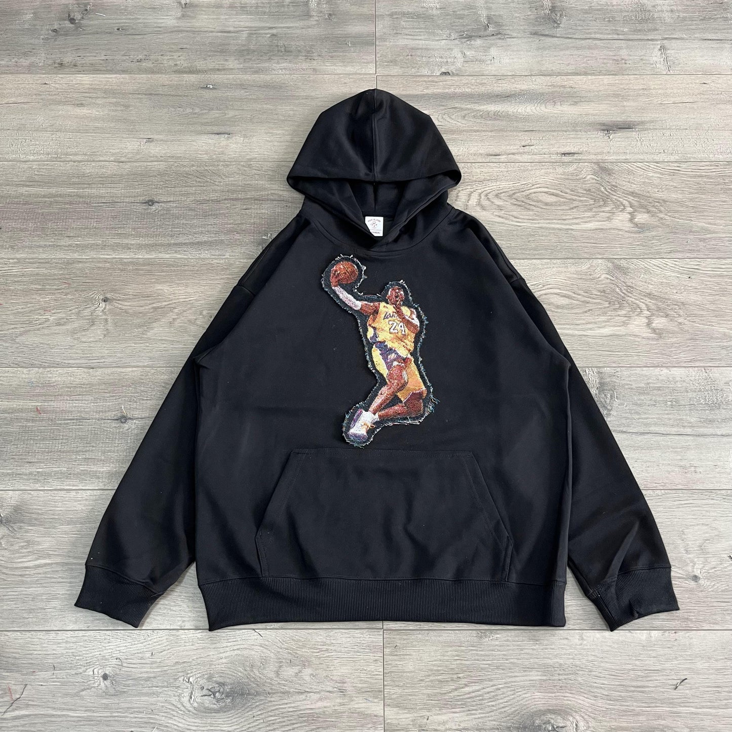 MAMBA TAPESTRY PATCH HOODIE-9035 - RDMCLOTHINGART