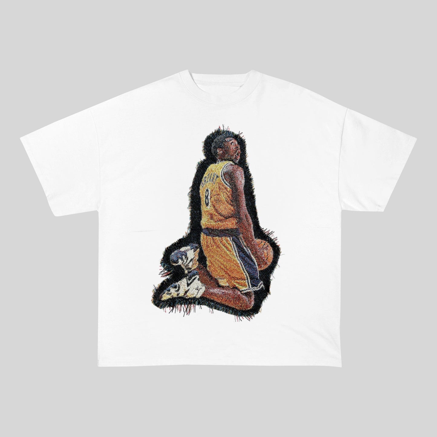MANBA 8 SLAM HEAVY WEIGTH PATCH TEE-8104 - RDMCLOTHINGART