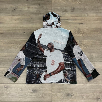 MANBA D TAPESTRY HOODIE - RDMCLOTHINGART