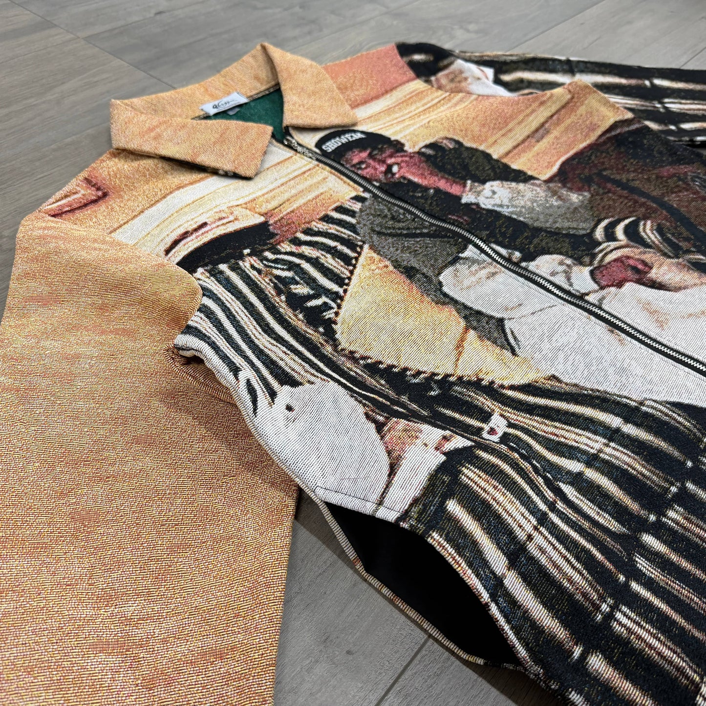 RDMCLOTHINGART tapestry hoodie MANBA SOFA TAPESTRY JACKET