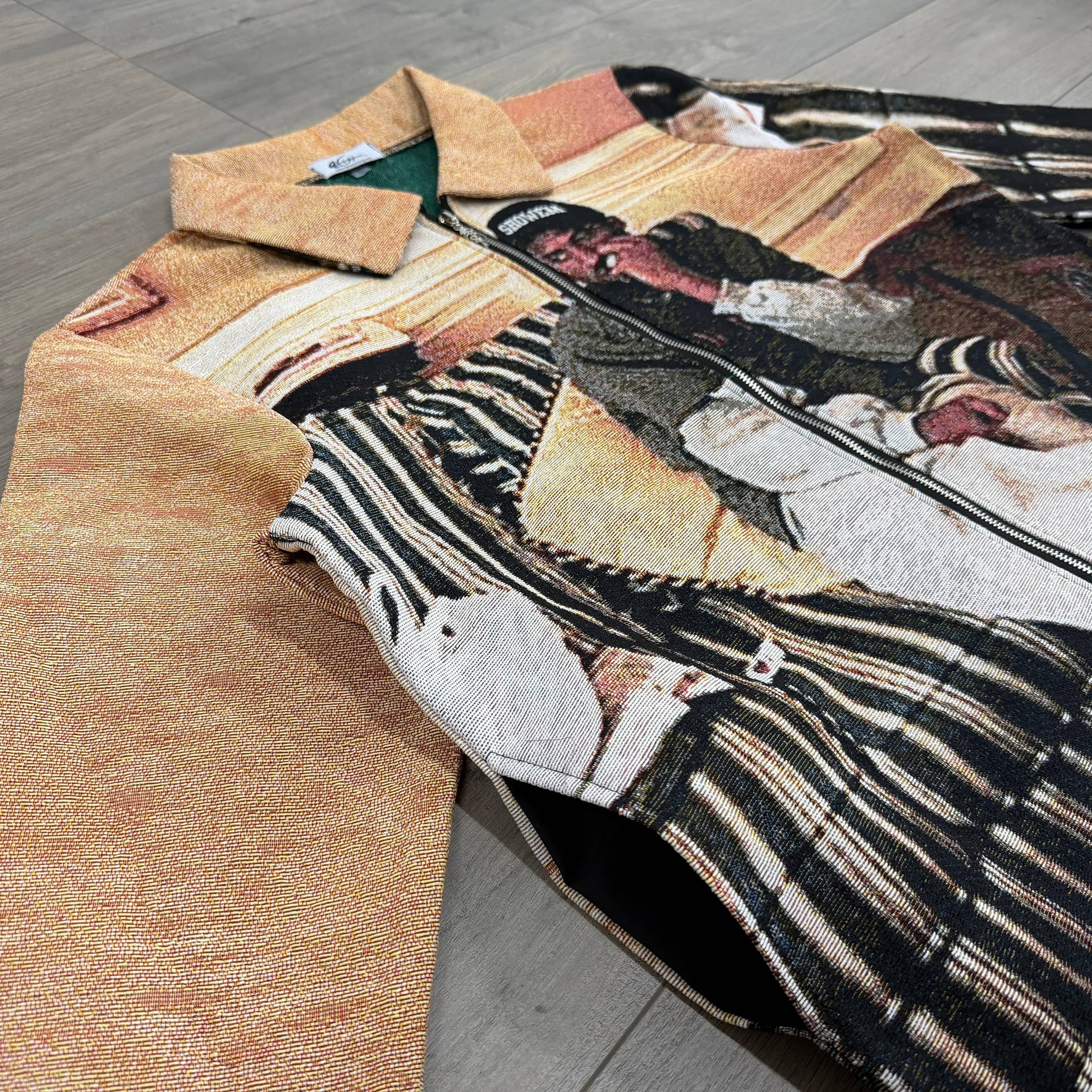 RDMCLOTHINGART tapestry hoodie MANBA SOFA TAPESTRY JACKET