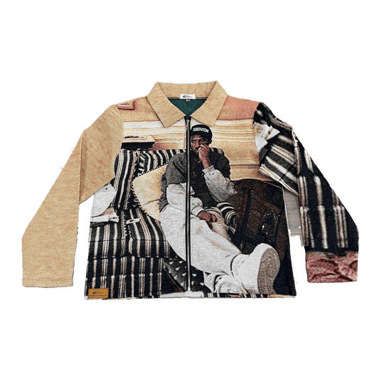 RDMCLOTHINGART tapestry hoodie MANBA SOFA TAPESTRY JACKET