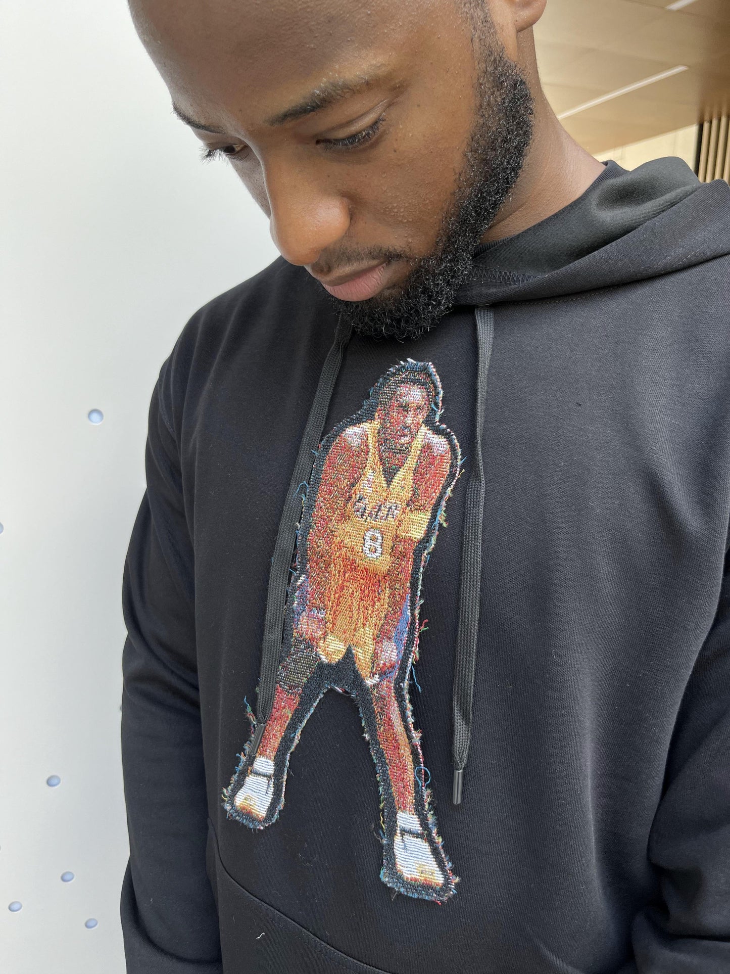 MANBA TAPESTRY PATCH HOODIE-9024 - RDMCLOTHINGART