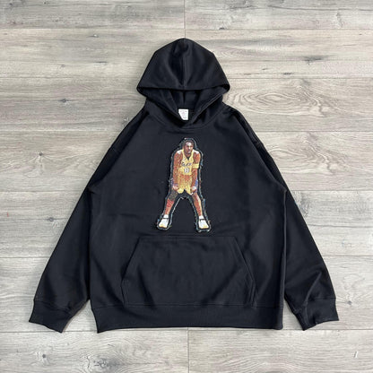 MANBA TAPESTRY PATCH HOODIE-9024 - RDMCLOTHINGART