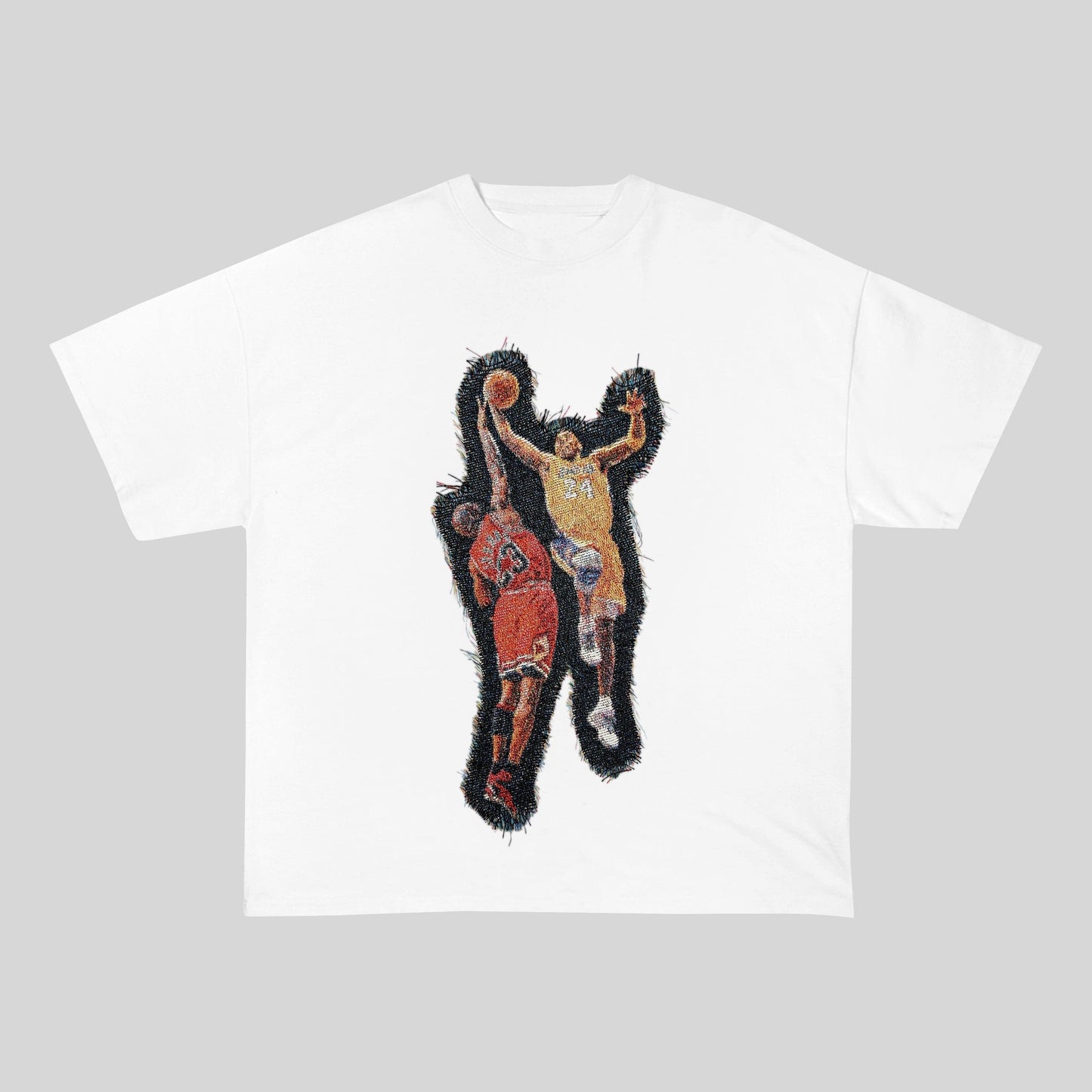 MANBA VS MJ HEAVY WEIGHT PATCH TEE-8103 - RDMCLOTHINGART