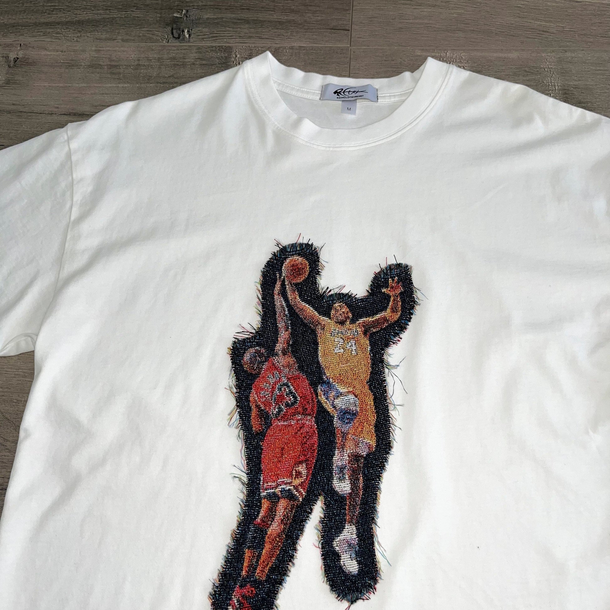 MANBA VS MJ HEAVY WEIGHT PATCH TEE-8103 - RDMCLOTHINGART