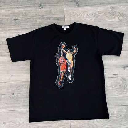 MANBA VS MJ HEAVY WEIGHT PATCH TEE-8103 - RDMCLOTHINGART