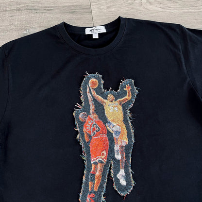 MANBA VS MJ HEAVY WEIGHT PATCH TEE-8103 - RDMCLOTHINGART