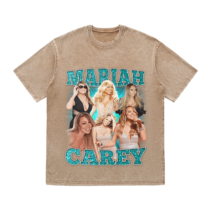 RDMCLOTHINGART tapestry hoodie MARIAH CAREY HEAVY WEIGHT COTTON TEE-9129