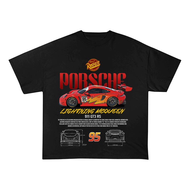 RDMCLOTHINGART tapestry hoodie MCQUEEN HEAVY COTTON TEES-9416