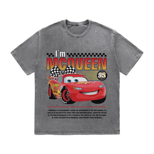 RDMCLOTHINGART tapestry hoodie MCQUEEN HEAVY WEIGHT COTTON TEE-9027