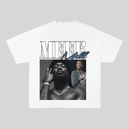 RDMCLOTHINGART tapestry hoodie MEEK MILL HEAVY WEIGHT COTTON TEE-8865