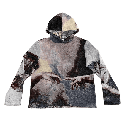 MICHELANGELO TAPESTRY HOODIE - RDMCLOTHINGART