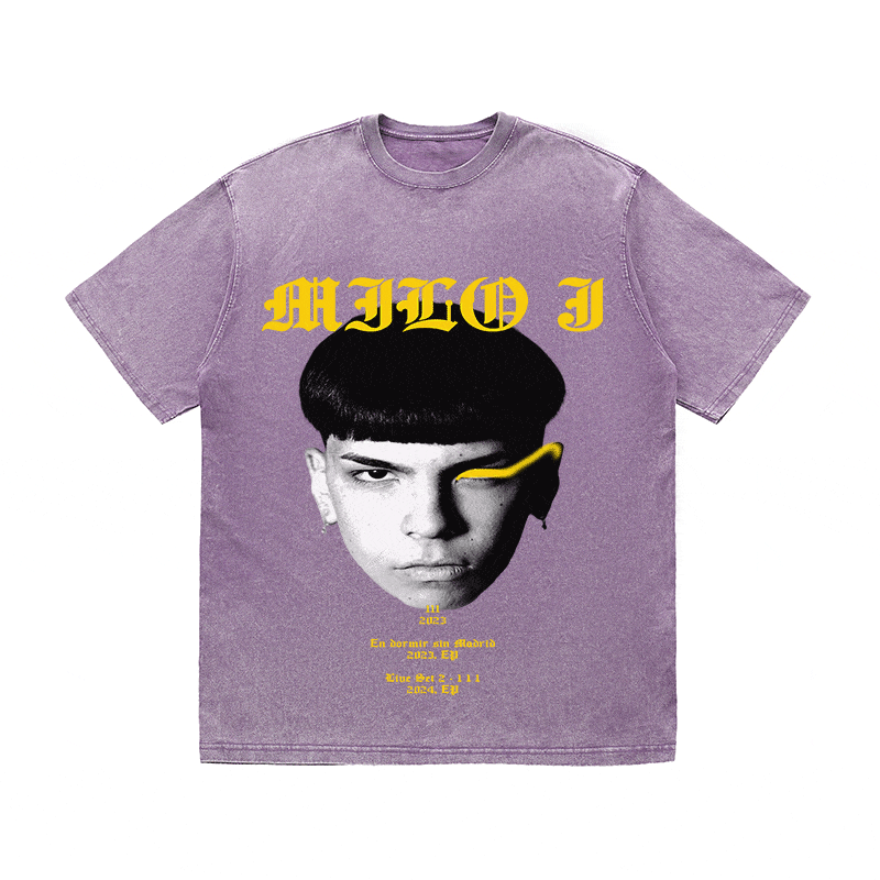 RDMCLOTHINGART tapestry hoodie MILO J HEAVY WEIGHT COTTON TEE-8886