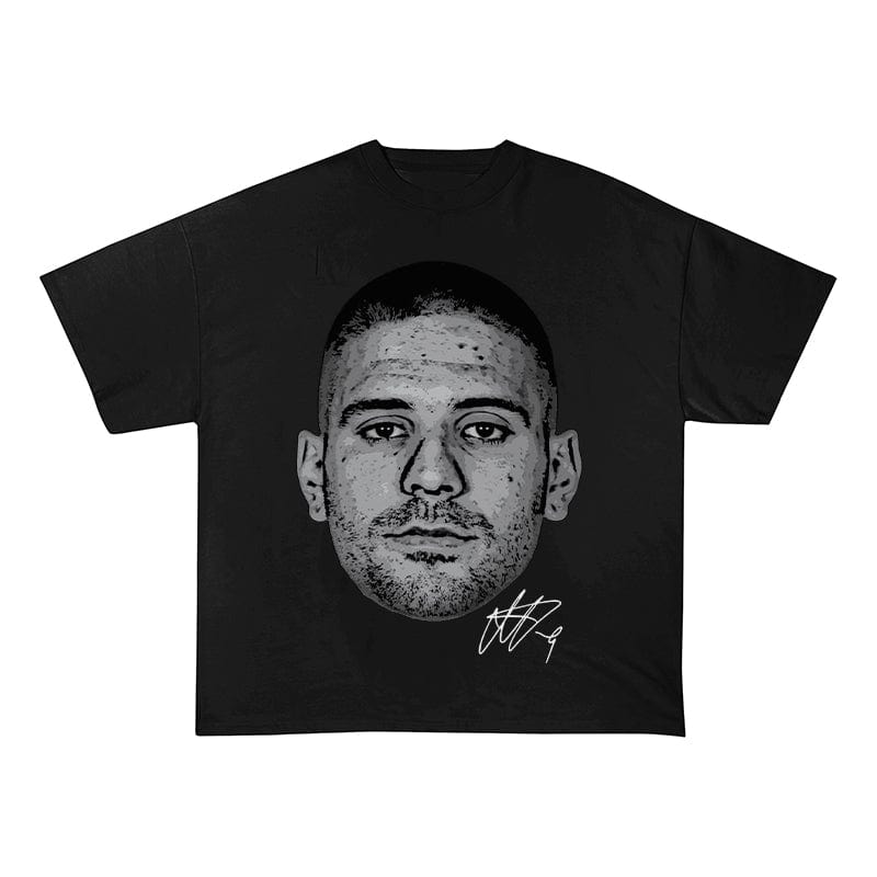 RDMCLOTHINGART tapestry hoodie MITROVIC HEAVY COTTON TEES-9605