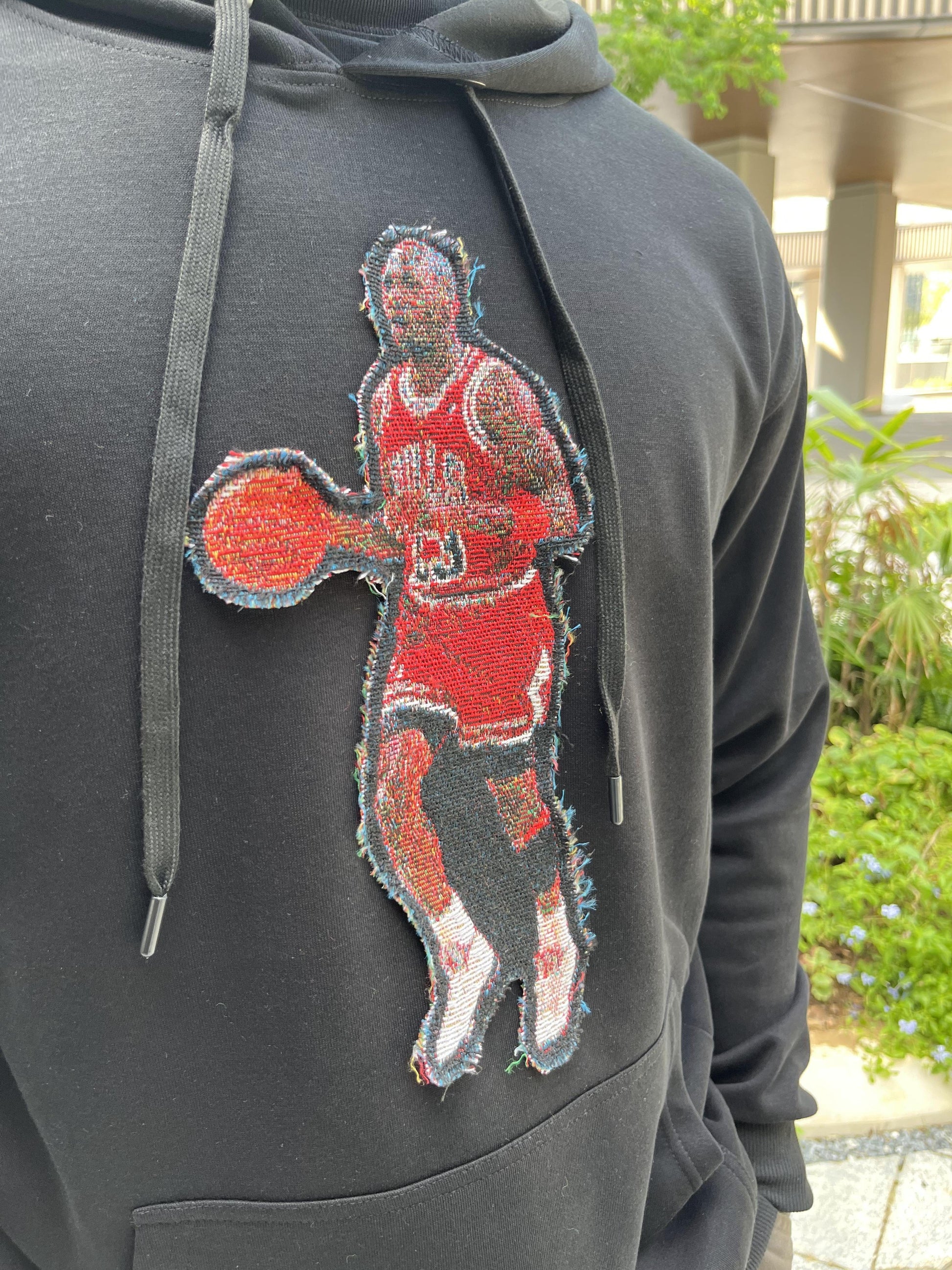 MJ 23 TAPESTRY PATCH HOODIE-9008 - RDMCLOTHINGART