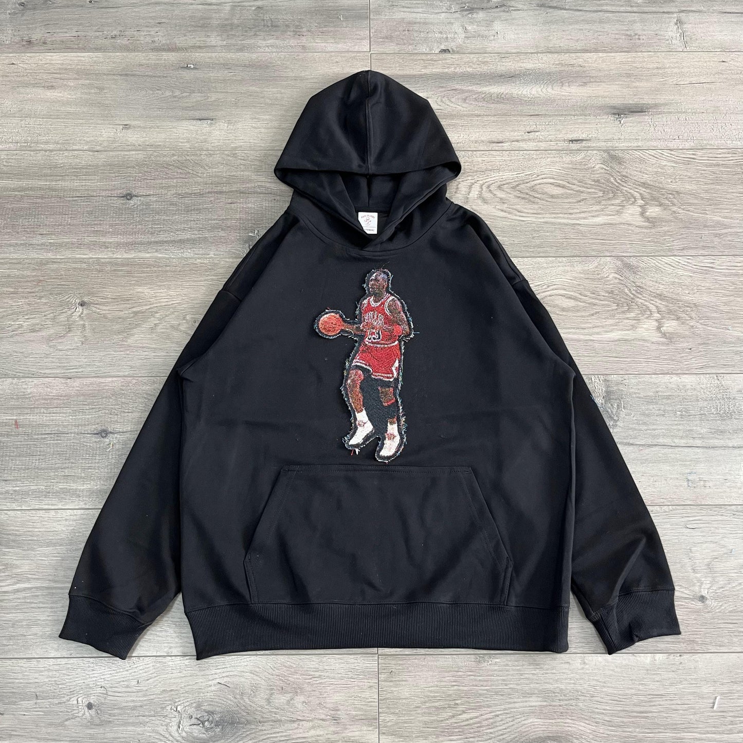 MJ 23 TAPESTRY PATCH HOODIE-9008 - RDMCLOTHINGART