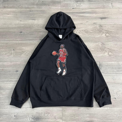 MJ 23 TAPESTRY PATCH HOODIE-9008 - RDMCLOTHINGART