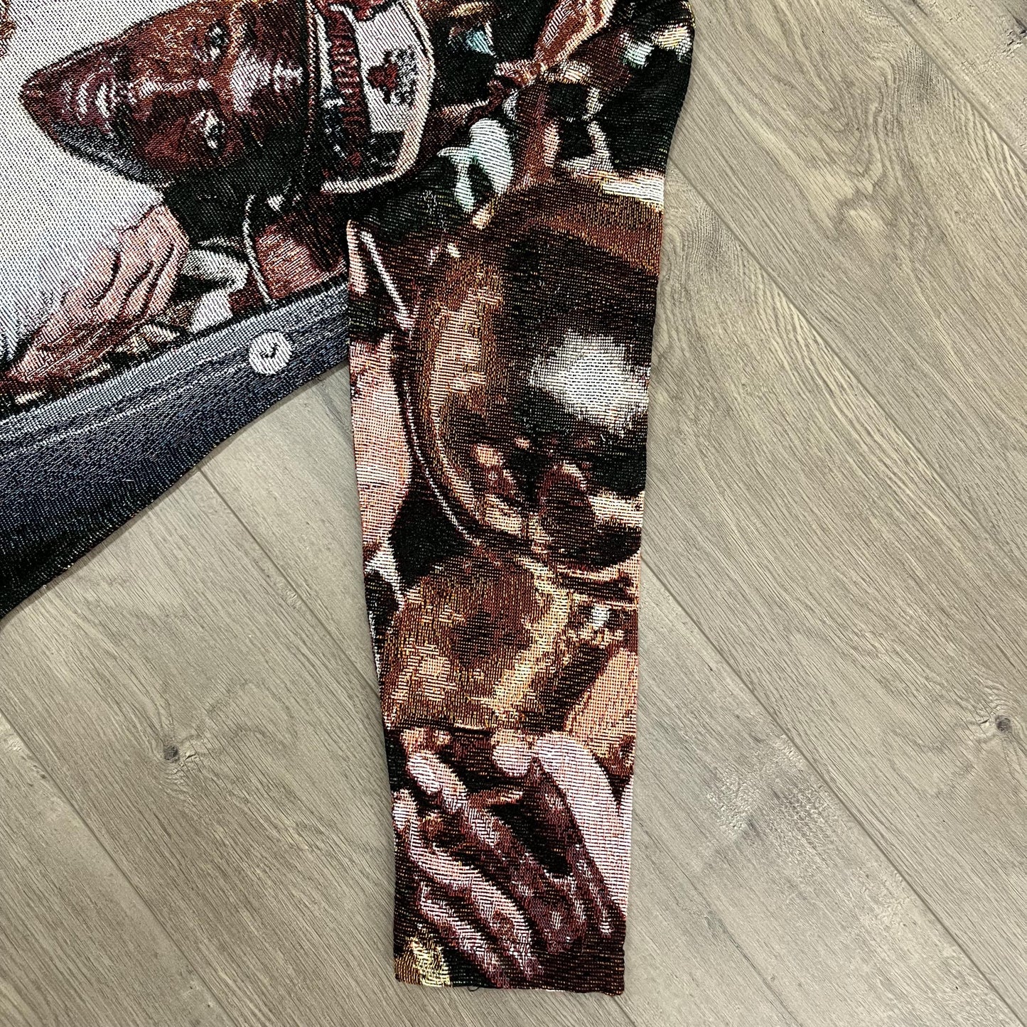 MJ CHAMPION TAPESTRY HOODIE - RDMCLOTHINGART