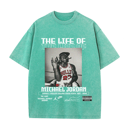 RDMCLOTHINGART tapestry hoodie MJ HEAVY WEIGHT COTTON TEE-8823