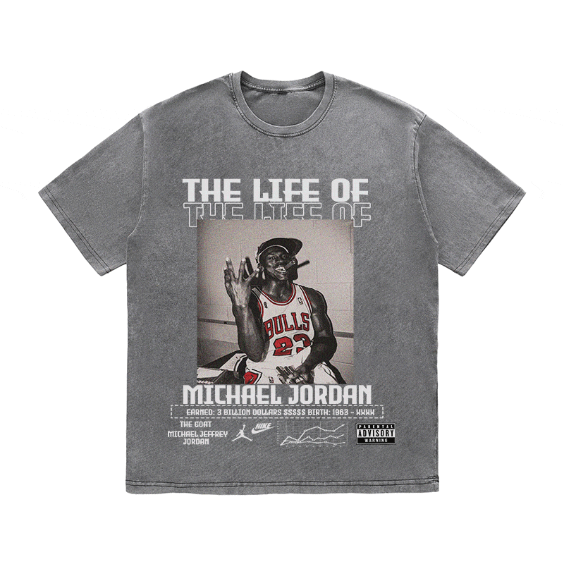 RDMCLOTHINGART tapestry hoodie MJ HEAVY WEIGHT COTTON TEE-8823