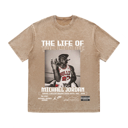 RDMCLOTHINGART tapestry hoodie MJ HEAVY WEIGHT COTTON TEE-8823