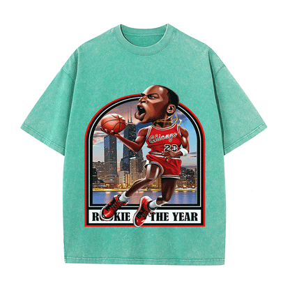 RDMCLOTHINGART tapestry hoodie MJ HEAVY WEIGHT COTTON TEE-9050