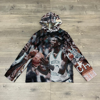 MJ NC TAPESTRY HOODIE - RDMCLOTHINGART