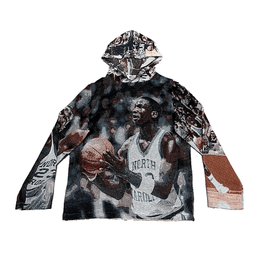 MJ NC TAPESTRY HOODIE - RDMCLOTHINGART